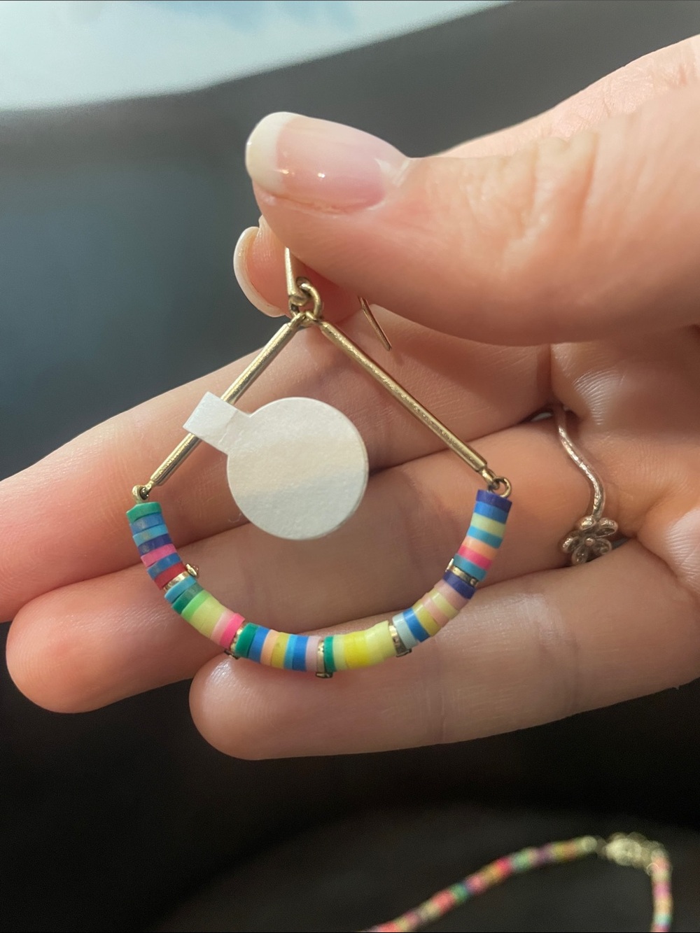 Kendra Scott Neon Multicolor Beaded Necklace & Earrings - Picture 4 of 4